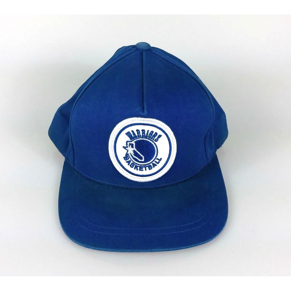 Golden State Warriors Hat Mitchell & Ness Retro Cali Logo NBA Snapback Blue Cap